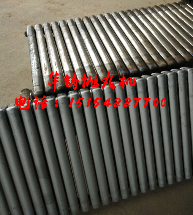 暖氣片拋丸機使用后效果對比圖 暖氣片拋丸機使用后效果對比圖