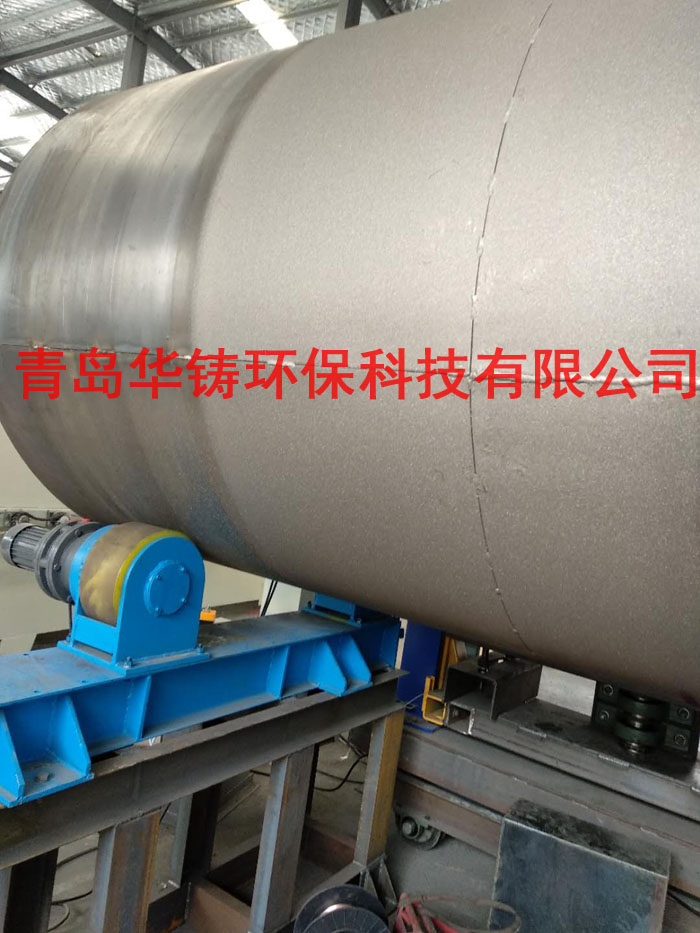 大型鋼管外壁拋丸機防腐除銹設備怎么工作 大型鋼管外壁拋丸機防腐除銹設備怎么工作