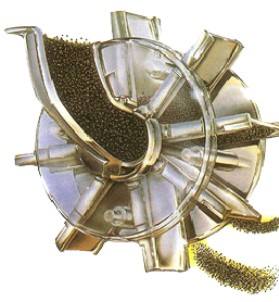 拋丸器葉輪葉片結(jié)構(gòu)圖 拋丸器葉輪葉片結(jié)構(gòu)圖