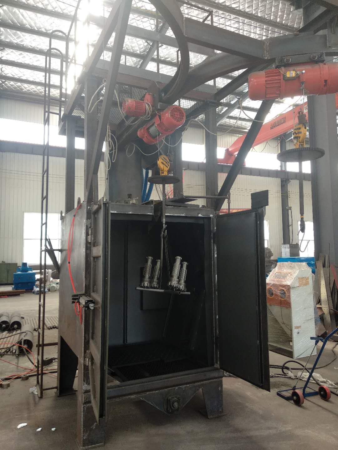 Q376吊鉤式拋丸機圖二 Q376吊鉤式拋丸機圖二